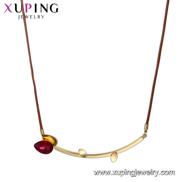 necklace-00638 Xuping colgante de cristal colgante diseño para el collar de la señora de lujo